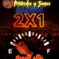 Miércoles y jueves alitas